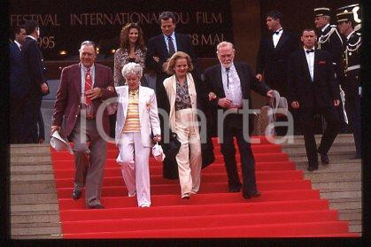 35mm vintage slide* 1995 CANNES Carroll BAKER, Ben JOHNSON, Harry CAREY JR (30)