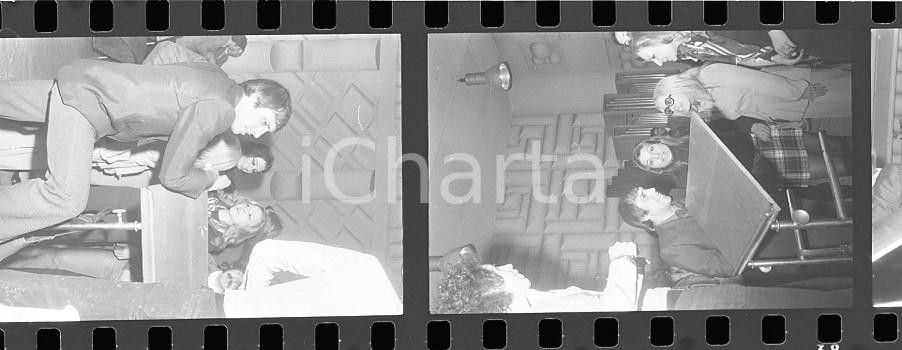 35mm LOTTO 2 NEGATIVI* 1973 SANREMO Adriano CELENTANO prova con le coriste 4