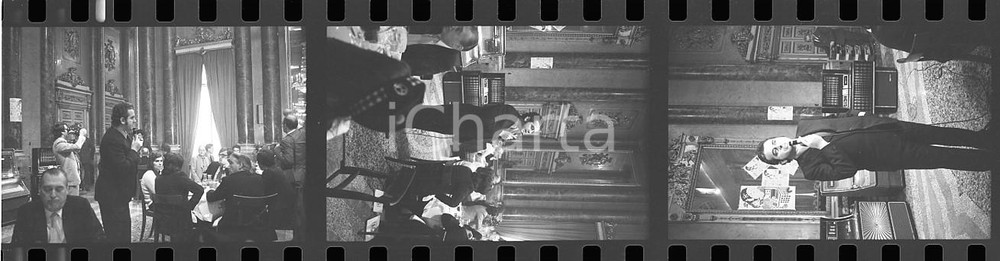 35mm LOTTO 3 NEGATIVI* 1973 FESTIVAL SANREMO Vittorio SALVETTI a cena di gala 