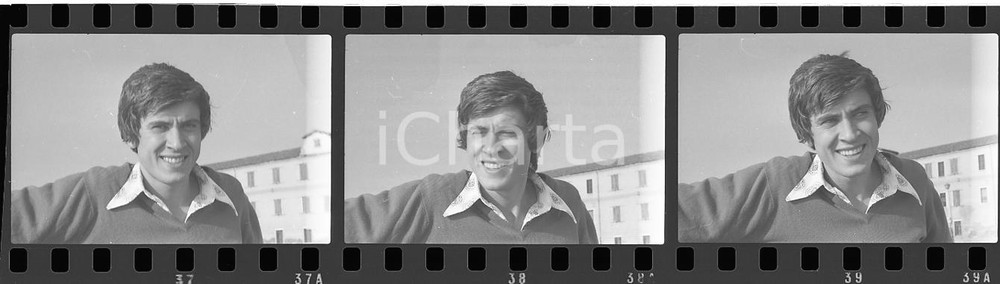35mm LOTTO 3 NEGATIVI* 1970ca VENEZIA Gianni MORANDI in motoscafo - Ritratto (6)