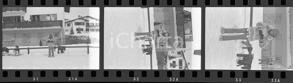 35mm LOTTO 3 NEGATIVI* 1970ca CELERINA (CH) Laura EFRIKIAN Ritratto 