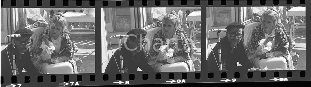 35mm LOTTO 3 NEGATIVI* 1974 ALLONSANFAN Vittorio TAVIANI e Laura BETTI sul set