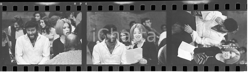 35mm LOTTO 3 NEGATIVI* 1971 RAI Lucio DALLA Donatella MORETTI Ritratto