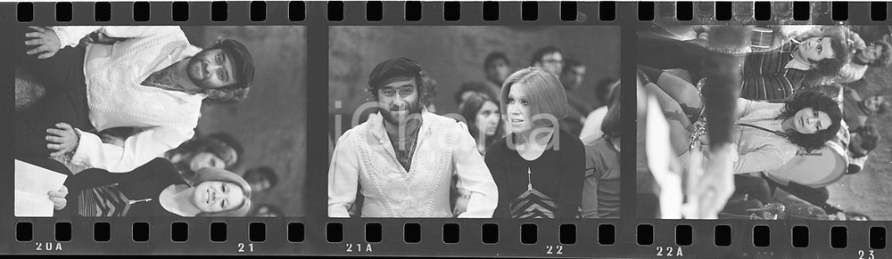 35mm LOTTO 3 NEGATIVI* 1971 RAI Lucio DALLA Donatella MORETTI Ritratto (1)