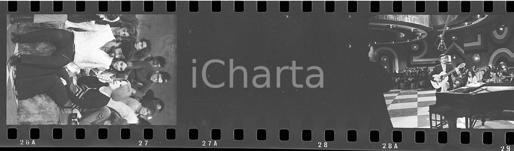 35mm LOTTO 2 NEGATIVI* 1971 RAI Lucio DALLA Sergio ENDRIGO Donatella MORETTI (1)