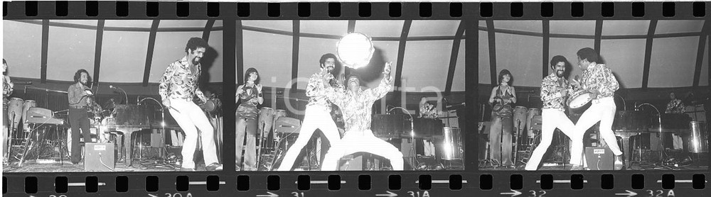 Fotografia d epoca originale 35mm LOTTO 3 NEGATIVI 1970ca MUSICA Sérgio Mendes & Brasil  66 in concerto 2 1