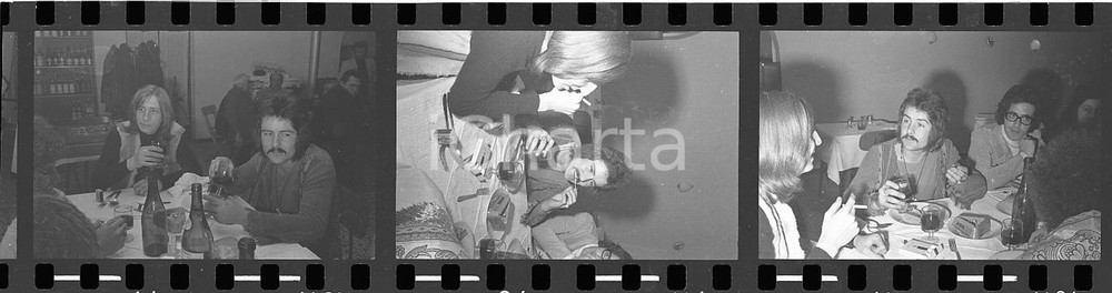 Fotografia d epoca originale 35mm LOTTO 3 NEGATIVI  1971 SANREMO  MUNGO JERRY John GODFREY Paul KING 1 1