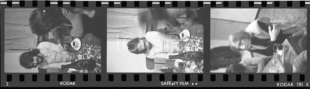 Fotografia d epoca originale 35mm LOTTO 2 NEGATIVI  1971 SANREMO  MUNGO JERRY Colin EARL John GODFREY 1