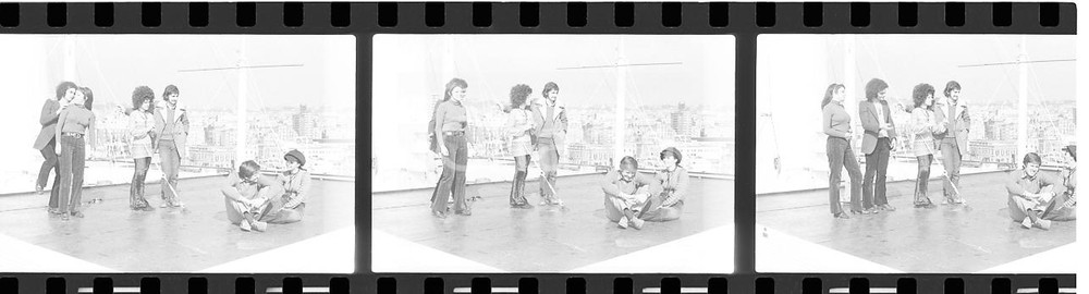 35mm LOTTO 3 NEGATIVI* 1970ca T/n MICHELANGELO Gianni MORANDI con il complesso 4