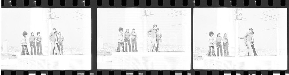 35mm LOTTO 3 NEGATIVI* 1970ca T/n MICHELANGELO Gianni MORANDI con il complesso 5