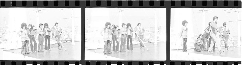 35mm LOTTO 3 NEGATIVI* 1970ca T/n MICHELANGELO Gianni MORANDI con il complesso 6