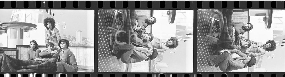 35mm LOTTO 3 NEGATIVI* 1970ca T/n MICHELANGELO Gianni MORANDI con le coriste (6)
