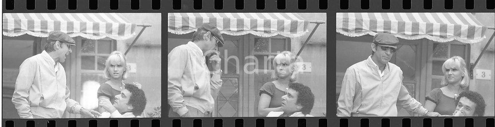 35mm LOTTO 3 NEGATIVI* 1976 RIOLO TERME Walter CHIARI Gianni CAVINA sul set