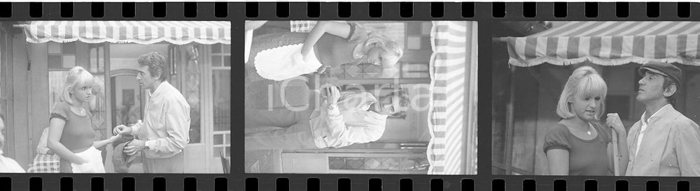 35mm LOTTO 3 NEGATIVI* 1976 RIOLO TERME Walter CHIARI Carmen VILLANI sul set (5)