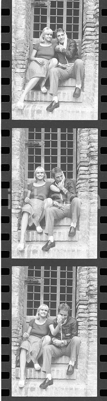 35mm LOTTO 3 NEGATIVI* 1976 RIOLO TERME Walter CHIARI Carmen VILLANI sul set 12