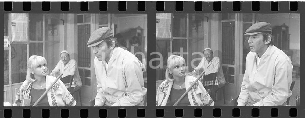 35mm LOTTO 2 NEGATIVI* 1976 RIOLO TERME Walter CHIARI Carmen VILLANI sul set (16)