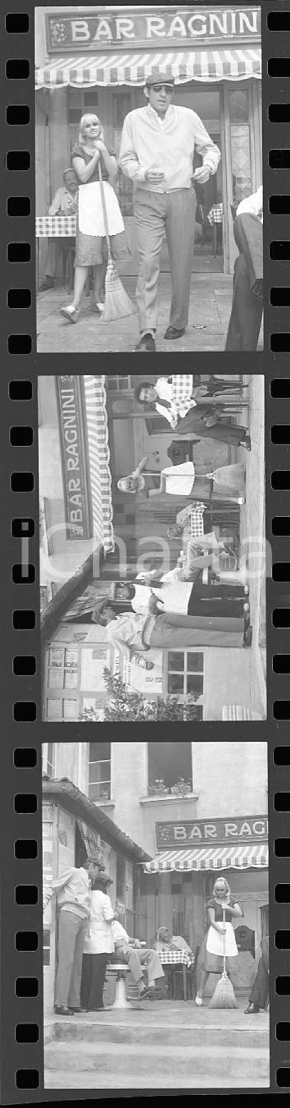 35mm LOTTO 3 NEGATIVI* 1976 RIOLO TERME Walter CHIARI Carmen VILLANI sul set *2