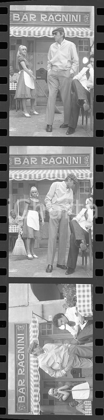 35mm LOTTO 3 NEGATIVI* 1976 RIOLO TERME Walter CHIARI Carmen VILLANI sul set *3