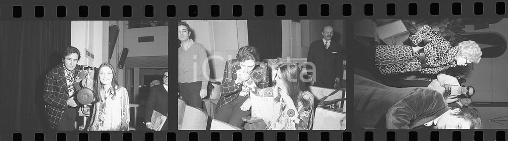 35mm LOTTO 3 NEGATIVI * 1970 FESTIVAL DI SANREMO Pino DONAGGIO Sandie SHAW 