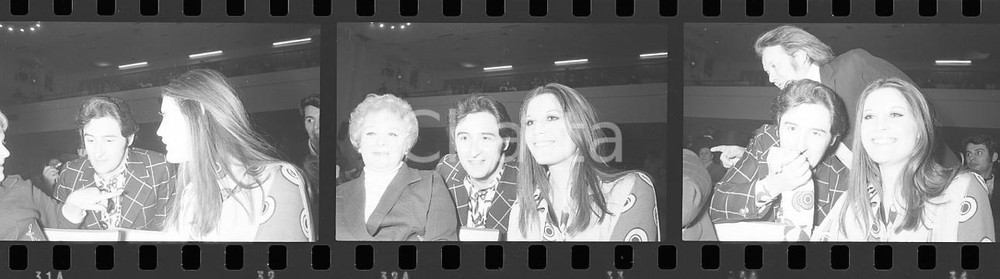 35mm LOTTO 3 NEGATIVI* 1970 FESTIVAL DI SANREMO Pino DONAGGIO Sandie SHAW (2)