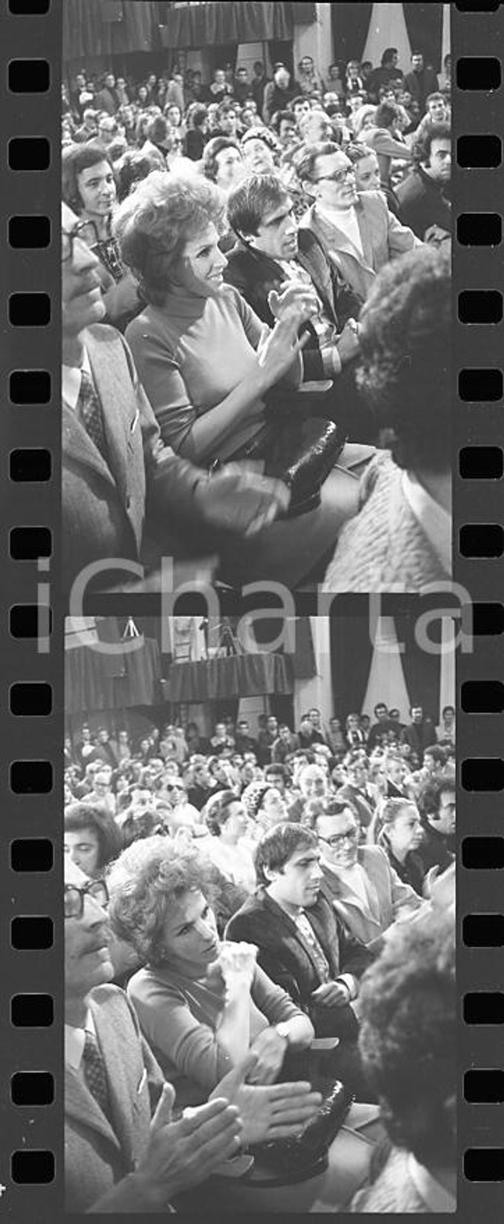 35mm LOTTO 2 NEGATIVI* 1970 FESTIVAL DI SANREMO Adriano CELENTANO Ornella VANONI