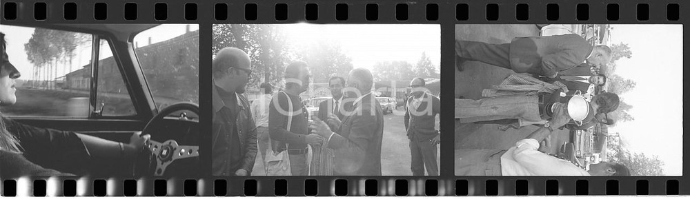 35mm LOTTO 3 NEGATIVI* 1970ca MILANO Mike BONGIORNO Maurizia BARESI Ritratto (1)