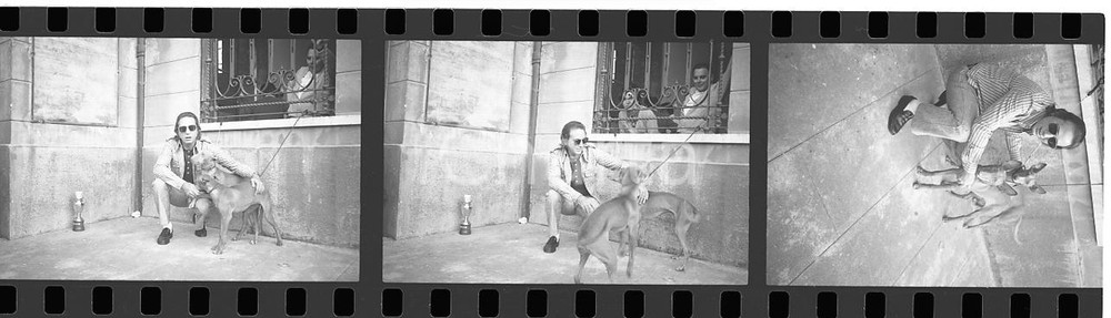 35mm LOTTO 3 NEGATIVI* 1970ca MILANO Mike BONGIORNO con Cirnechi dell'Etna (3)