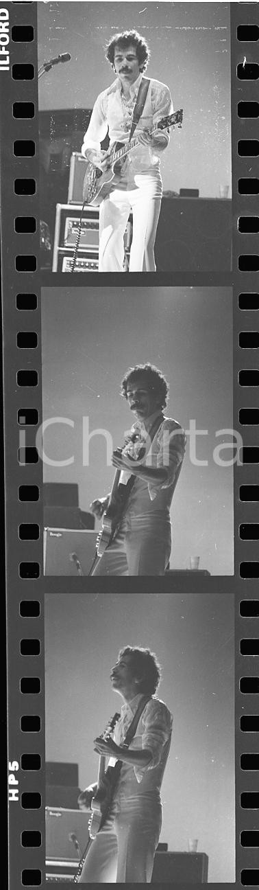 35mm LOTTO 3 NEGATIVI * 1975ca MUSICA Carlos SANTANA durante un concerto (8)
