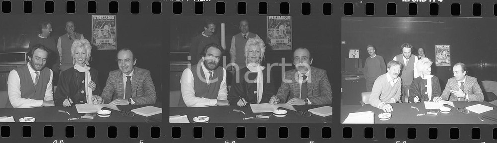 35mm LOTTO 3 NEGATIVI * 1983 MUSICA Patty PRAVO firma contratto discografico