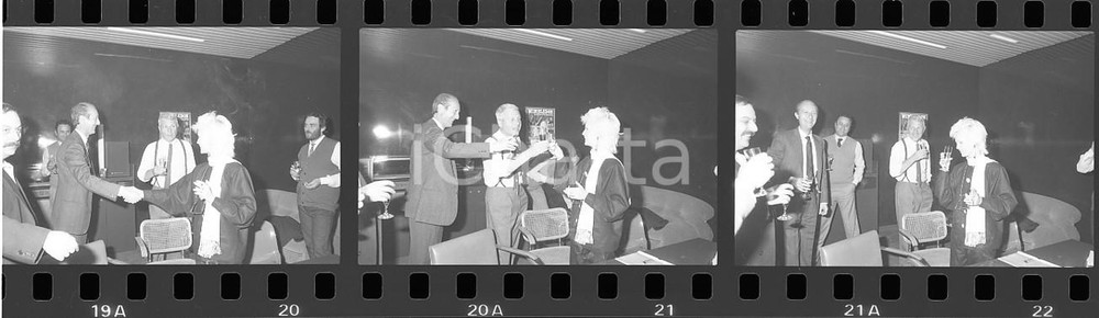 35mm LOTTO 3 NEGATIVI * 1983 MUSICA Patty PRAVO firma contratto discografico (1) (2)