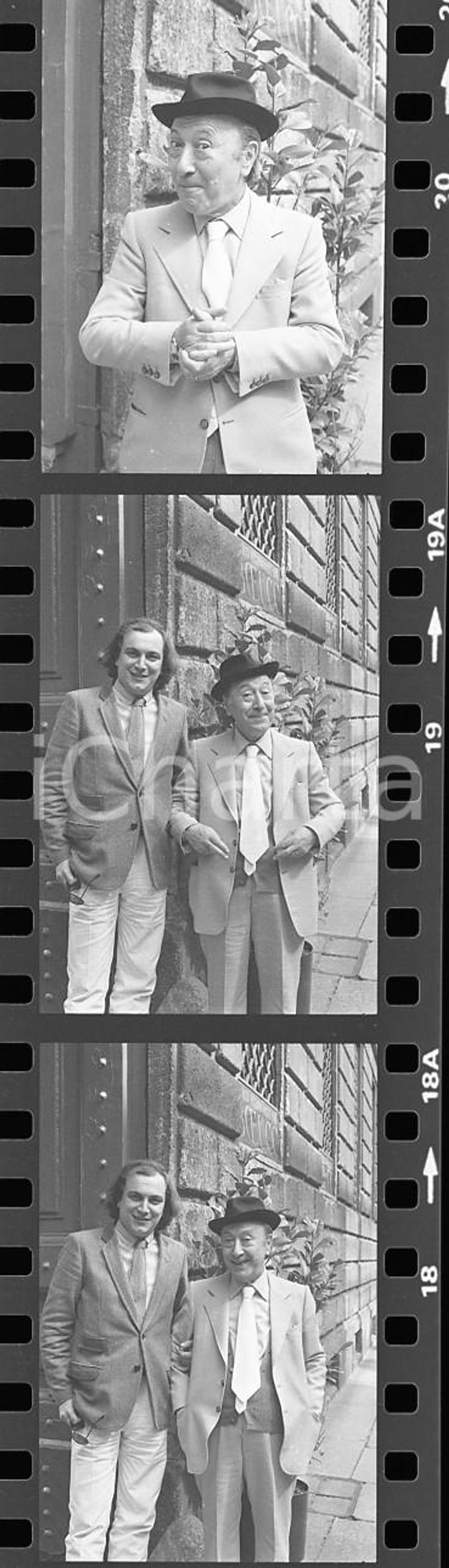 35mm LOTTO 3 NEGATIVI* 1979 COSTUME Erminio MACARIO - Ritratto dell'attore