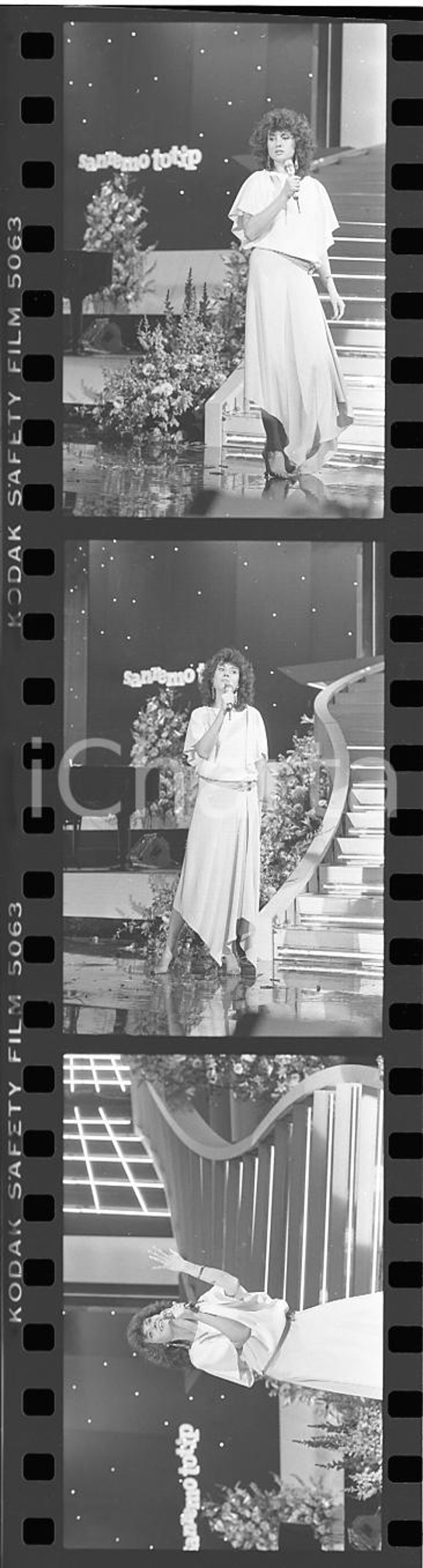 35mm LOTTO 3 NEGATIVI* 1985 FESTIVAL DI SANREMO Gigliola CINQUETTI Ritratto