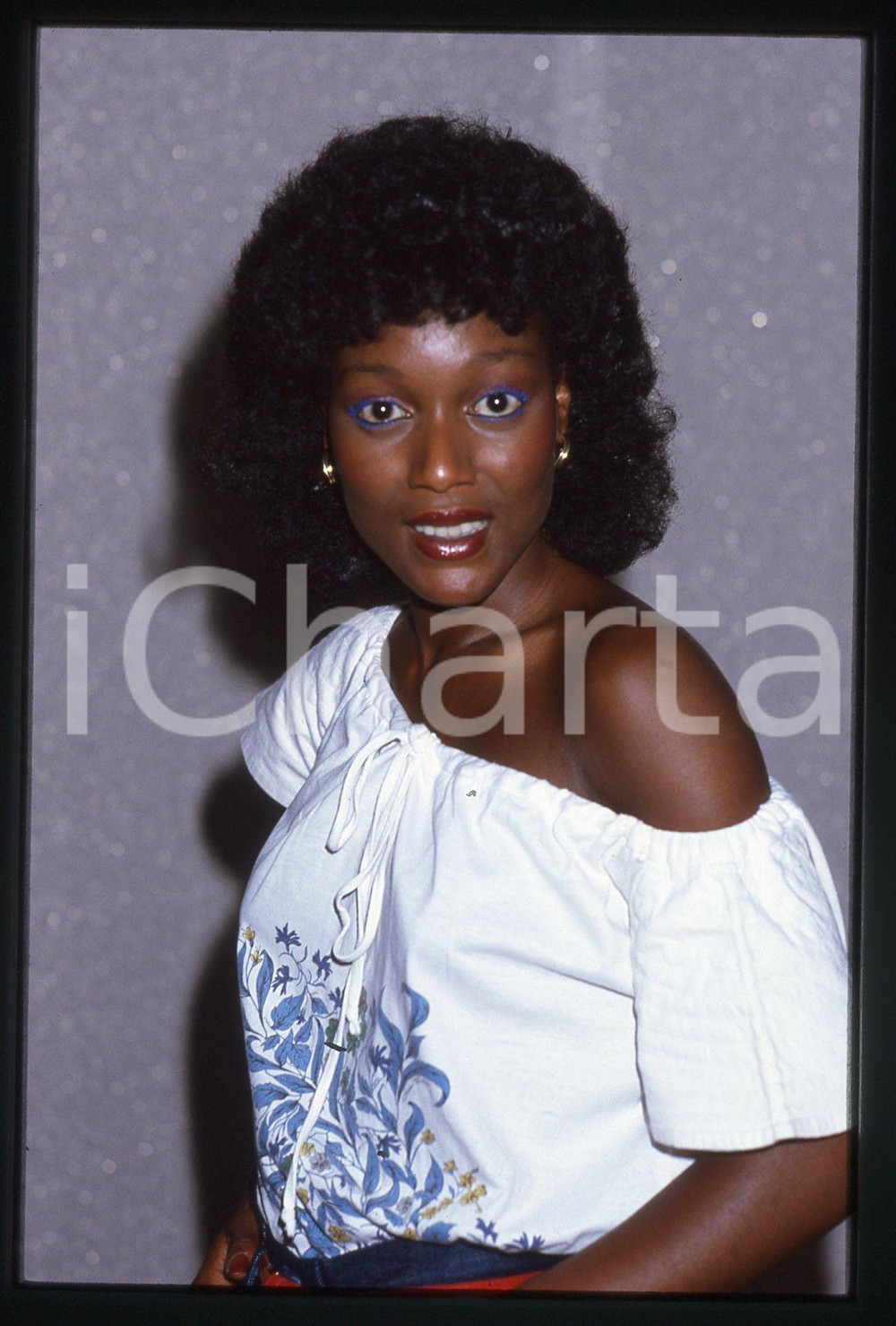 35mm vintage slide* 1980 ca MUSICA Amii STEWART - Ritratto della cantante (5)