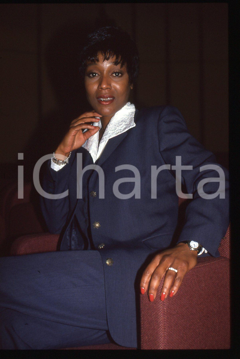 35mm vintage slide* 1980 ca MUSICA Amii STEWART - Ritratto della cantante (24)