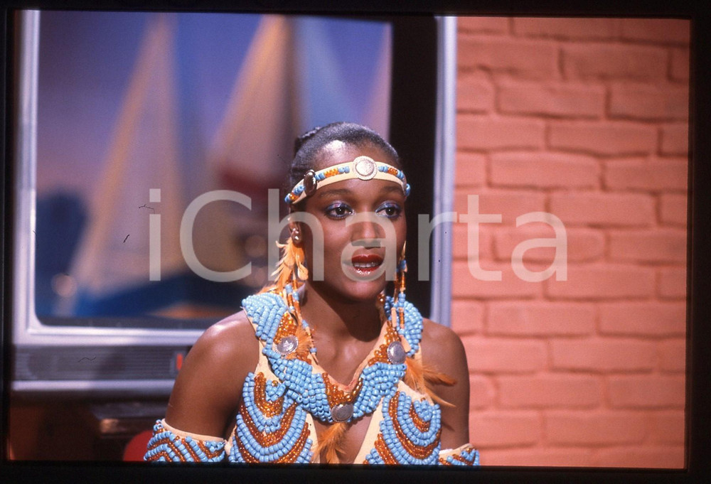 35mm vintage slide* 1985 RAI2 IL TASTOMATTO Amii STEWART  (25)