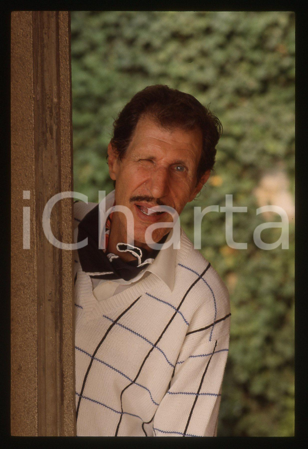 35mm vintage slide* 1986 VENEZIA LIDO Ciccio INGRASSIA - Ritratto dell'attore 11