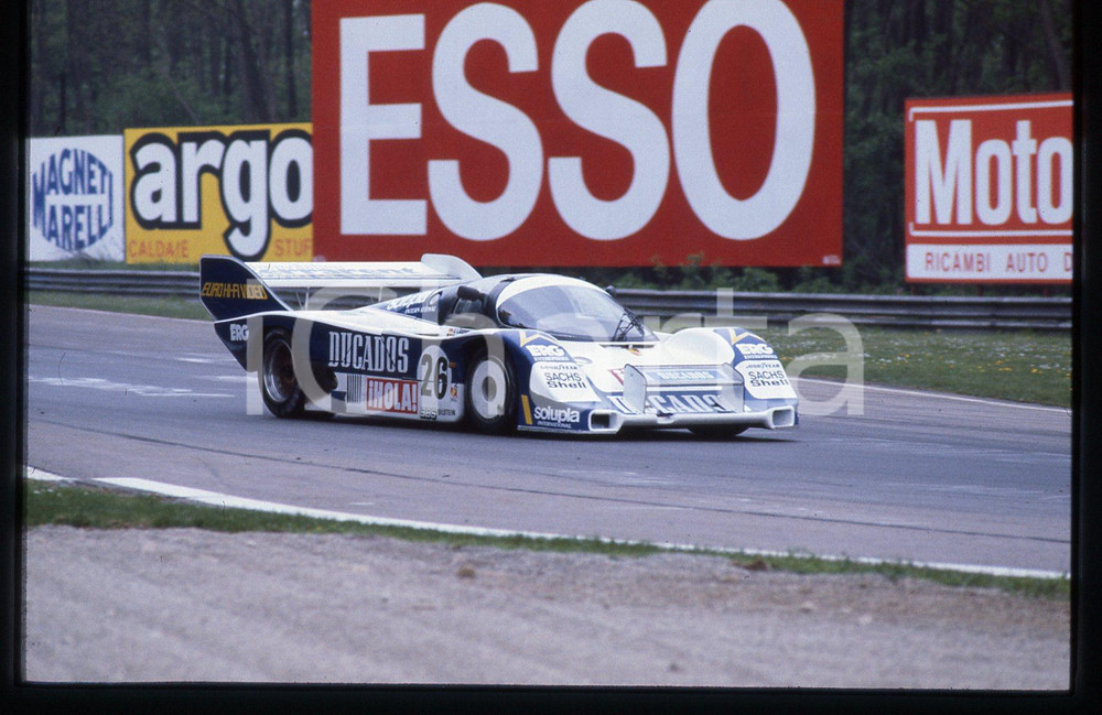 35mm vintage slide* 1985 1000 KM MONZA PORSCHE 956 Obermaier Racing Team - Gara