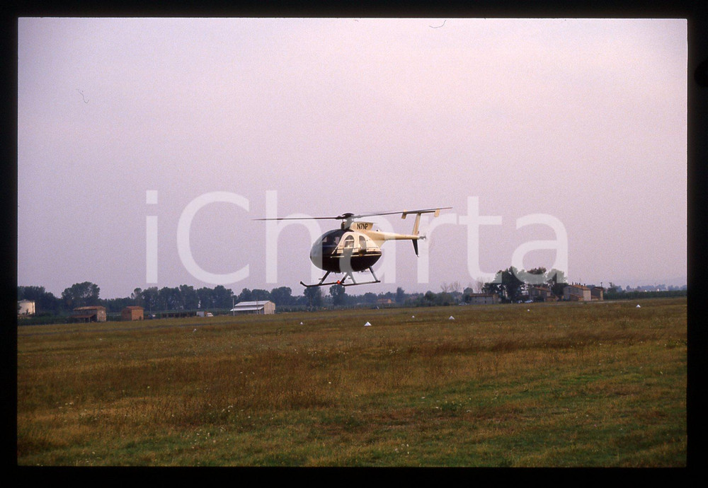 35mm vintage slide* 1988 VILLA SAN MARTINO Nelson PIQUET Pilota elicottero (43)