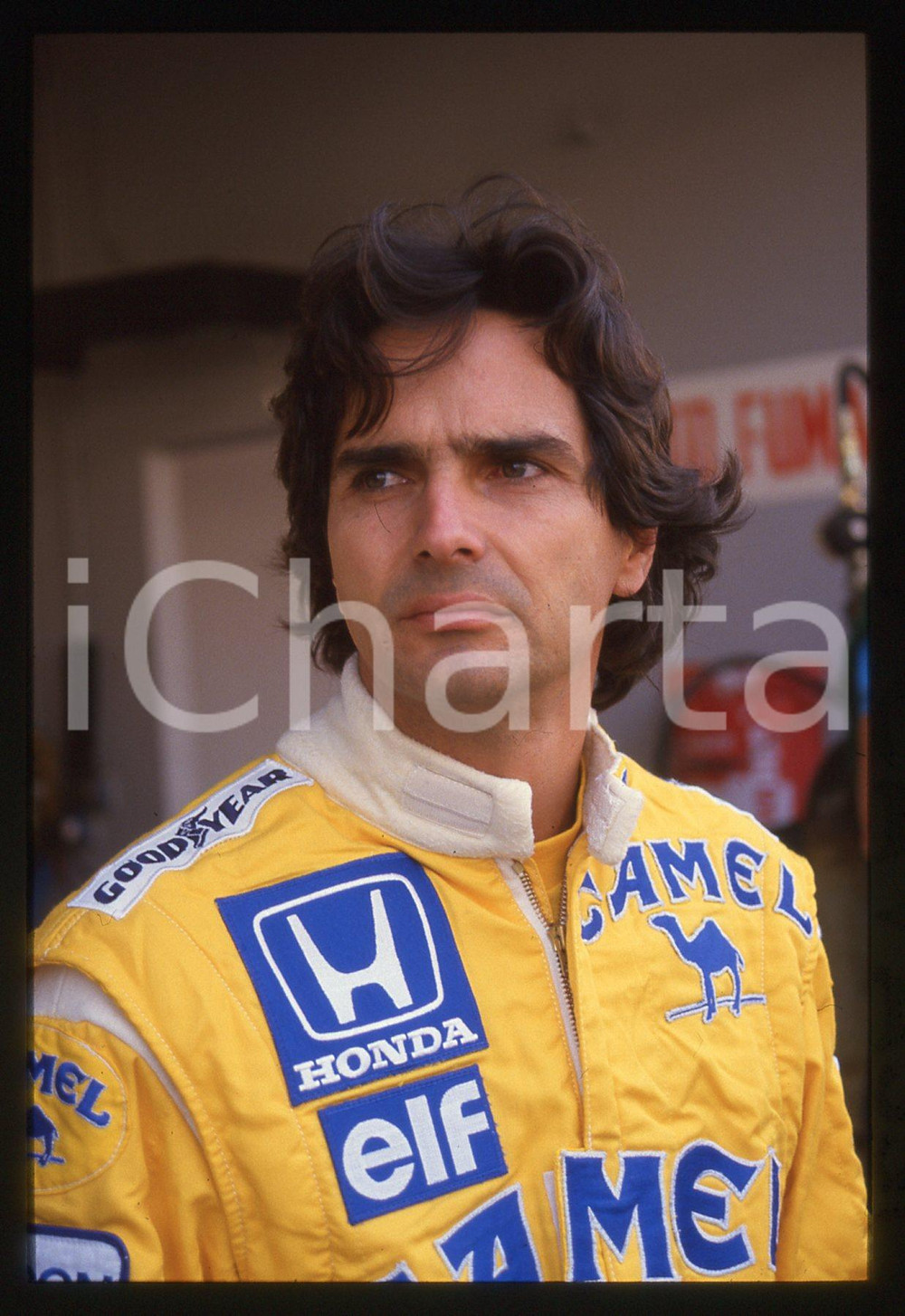 35mm vintage slide* 1988 GRAN PREMIO MONZA Nelson PIQUET Ritratto del pilota