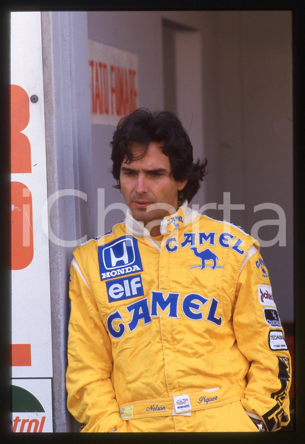 35mm vintage slide* 1988 GRAN PREMIO MONZA Nelson PIQUET Ritratto del pilota (9)