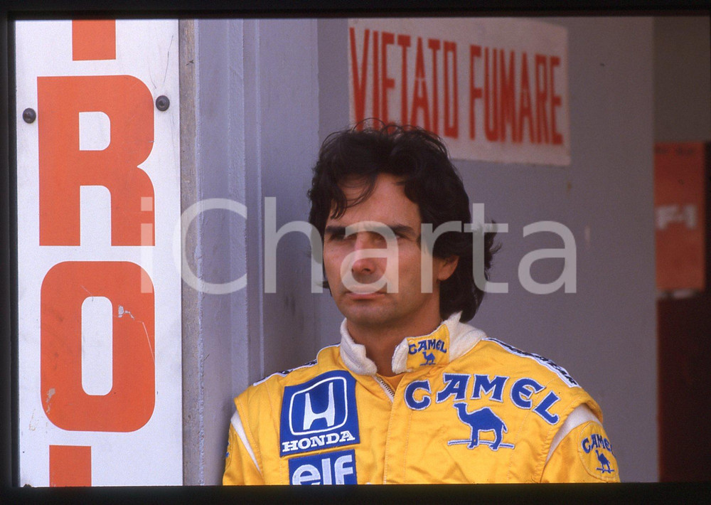 35mm vintage slide* 1988 GRAN PREMIO MONZA Nelson PIQUET Ritratto del pilota 18