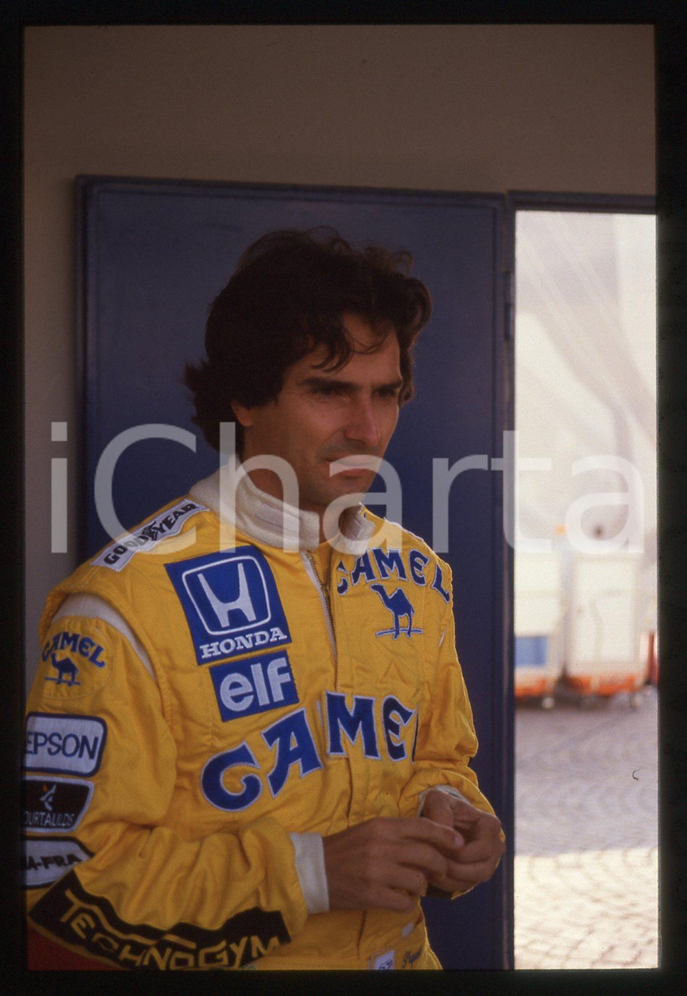 35mm vintage slide* 1988 GRAN PREMIO MONZA Nelson PIQUET Ritratto del pilota 22