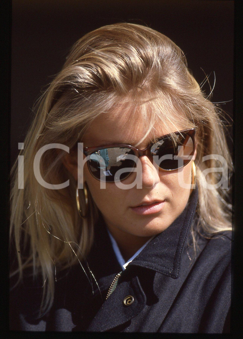 35mm vintage slide* 1988 GP MONZA Katherine VALENTIN Fidanzata Nelson PIQUET 3