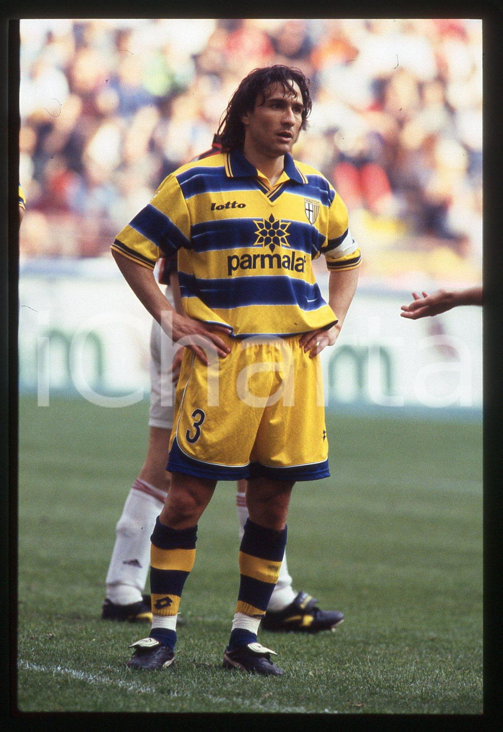 35mm vintage slide* 1999 SERIE A MILAN PARMA 2-1 Antonio BENARRIVO - Gara
