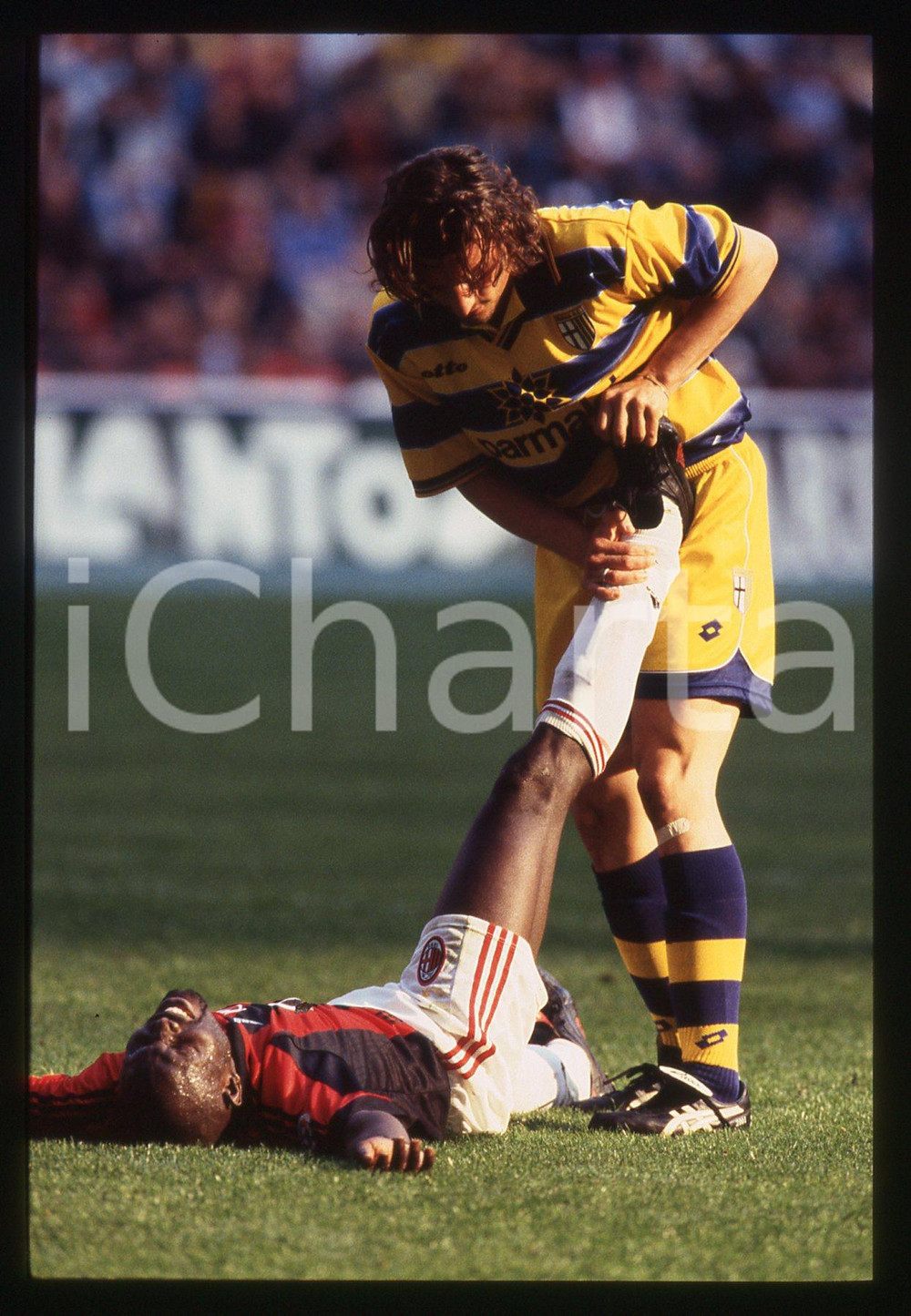 35mm vintage slide* 1999 SERIE A MILAN PARMA 2-1 Antonio BENARRIVO - Gara (3)