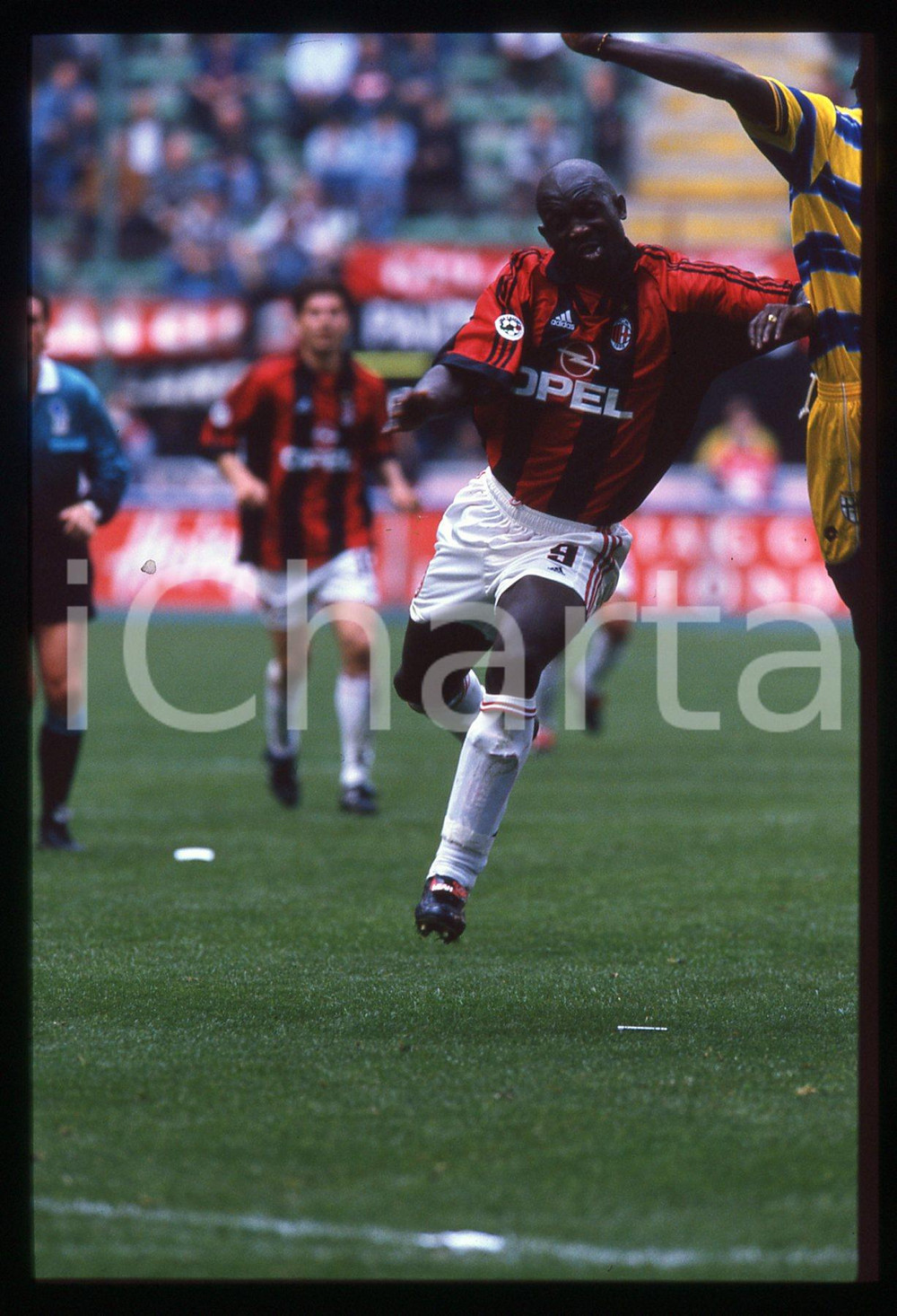 35mm vintage slide* 1999 SERIE A MILAN PARMA 2-1 George WEAH - Gara (5)