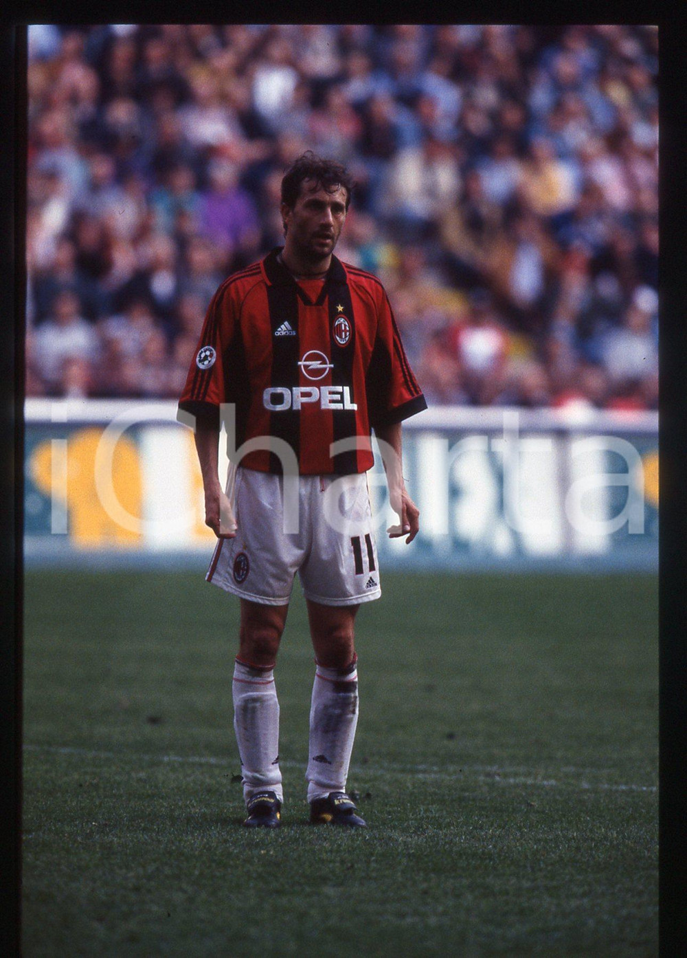 35mm vintage slide* 1999 SERIE A MILAN PARMA 2-1 Maurizio GANZ - Gara