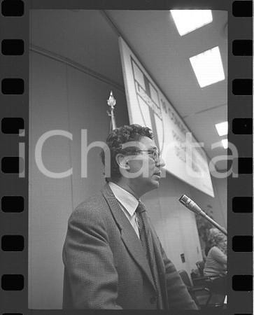 35mm NEGATIVO ORIGINALE * 1984 PRE CONGRESSO DC Roberto MAZZOTTA sul palco (3)