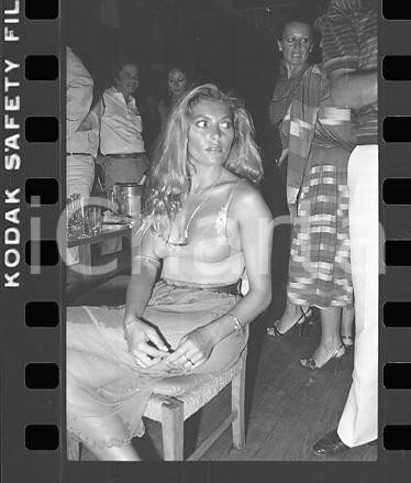 35mm NEGATIVO ORIGINALE * 1984 COSTUME Eleonora VALLONA Paparazzata