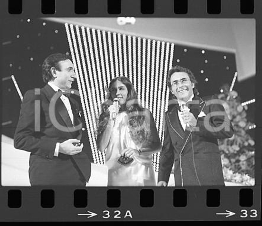 35mm NEGATIVO ORIGINALE*1984 FESTIVAL SANREMO AL BANO Romina POWER Pippo BAUDO 2